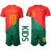 Tanie Strój piłkarski Portugalia Bernardo Silva #10 Koszulka Podstawowej dla dziecięce MŚ 2022 Krótkie Rękawy (+ szorty)